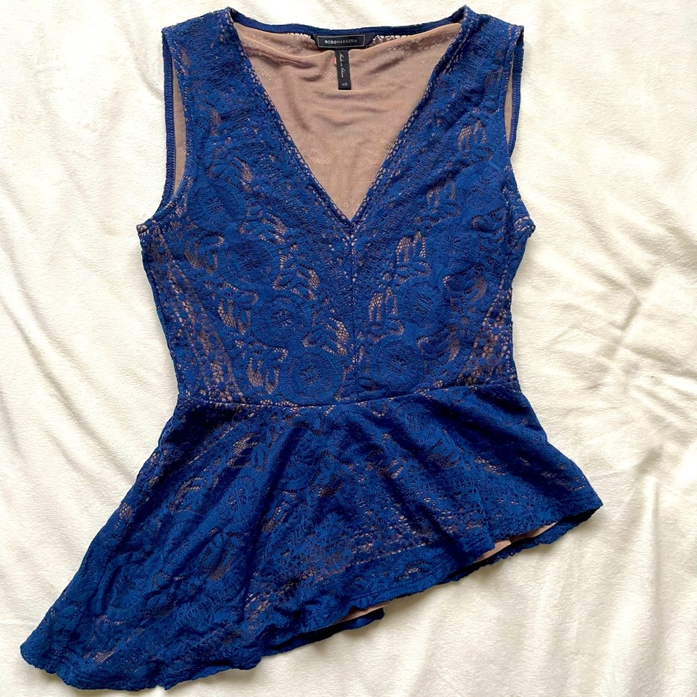 BCBG Maxazria lace top